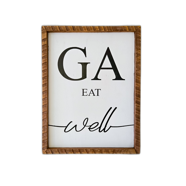 Gather sign SET of 3