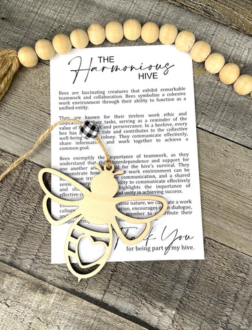 The Harmonious Hive Ornament - Bee