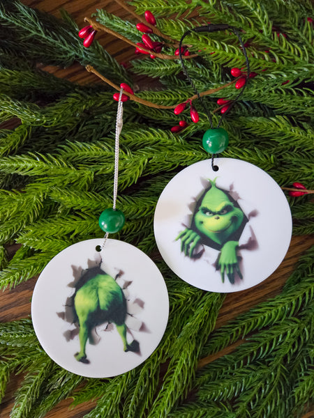 Grinch ornament -Assorted