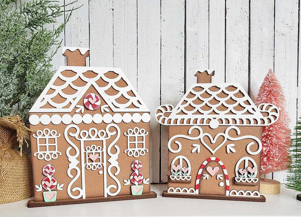 3D Standing Gingerbread House Set Instore Workshop Project