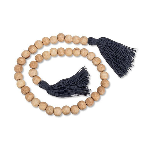 Decor Beads Navy Fringe