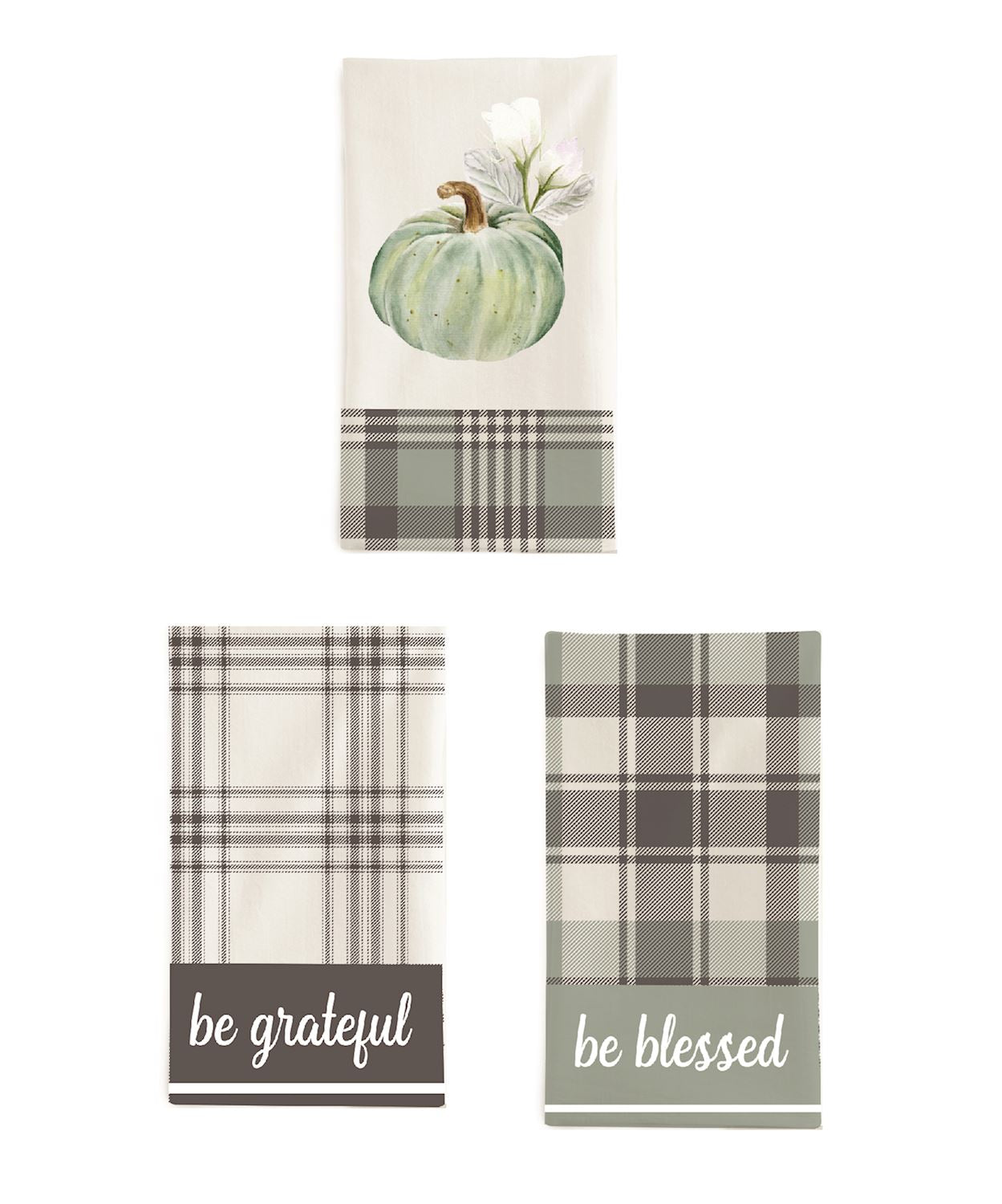 Fall Harvest Tea Towel - 3 Asst Styles