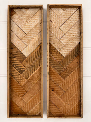 Wood Lath Mosaic