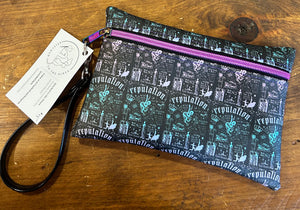 Singer zipper wristlet pouch - Reputation