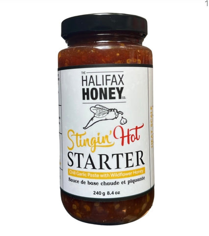 Stingin' Hot Starter - Chili Garlic Paste With Wildflower Honey