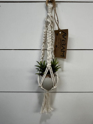 AFA Macrame - Mini Plant Hanger $35