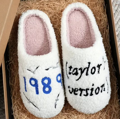 Taylors Version Slippers- MED Size 7 -8.5