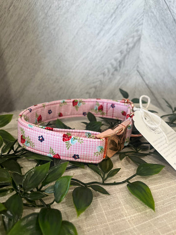 Strawberry Dog Collar - Lg