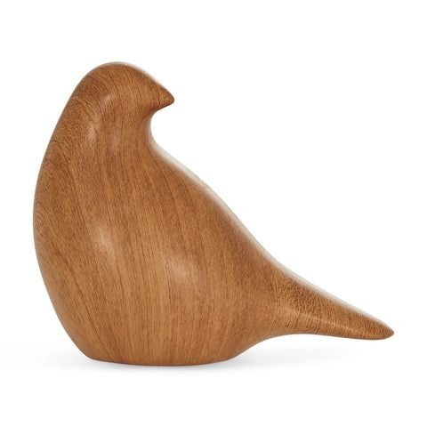 Wood Like Bird Decor - Head Turned