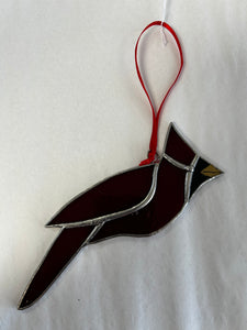 Stained Glass Small Cardinal #243