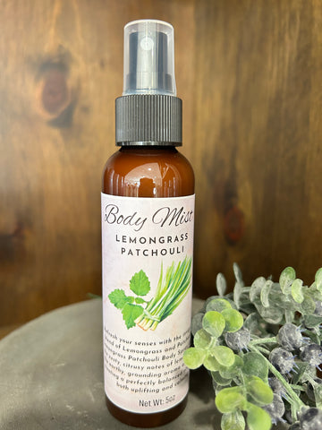 Body Mist - Lemongrass Patchouli