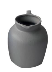 Ceramic Pitcher - Dark Grey