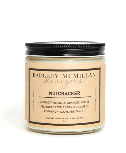 Nutcracker Soy Wax Candle - 2 Sizes