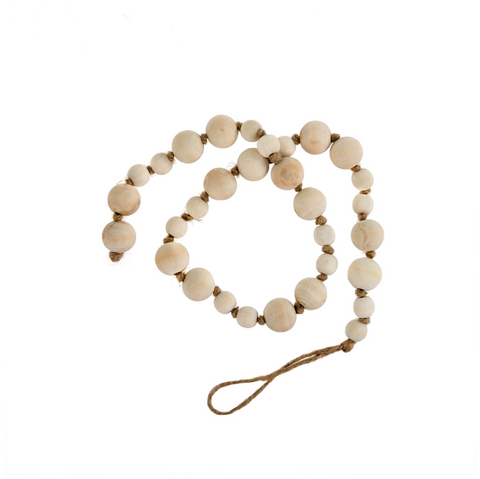 Wooden Prayer Beads - Natural