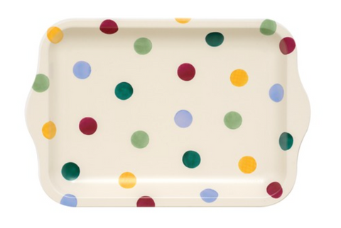 Small Metal Polka Dot Tray