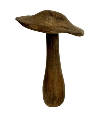 Wood Mushroom- Leaning Top-Large