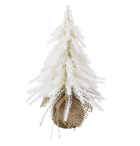 White Fir Medium Jute Base Tree