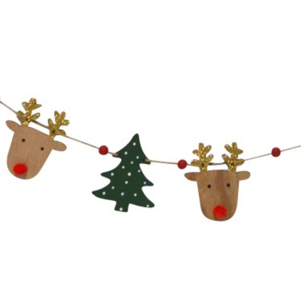 Reindeer Garland