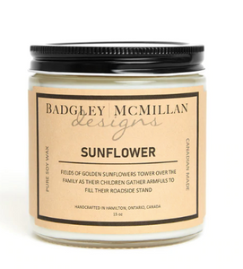 Sunflower Soy Wax Candle - 2 Sizes