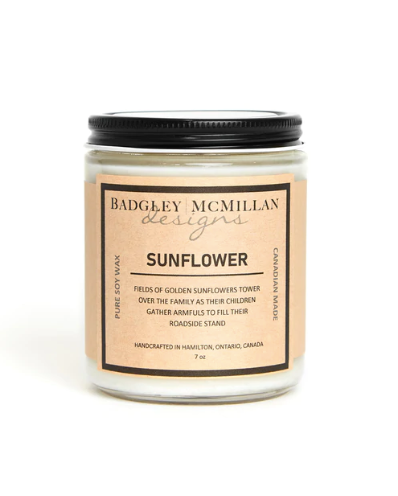 Sunflower Soy Wax Candle - 2 Sizes