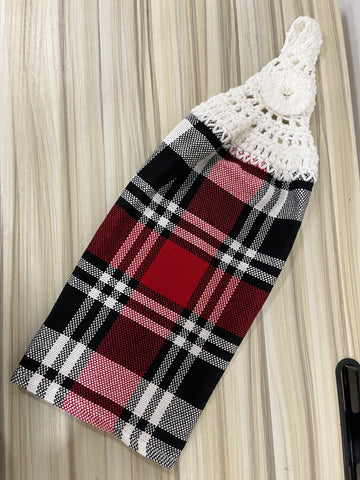 Christmas Plaid Tea Towel